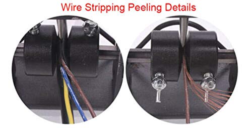 SOFEDY Black Steel Copper Wire Cable Stripper Stripping Peeling Machine Hand Tool Household Portable Useful Mini Manual 1-25mm - Thumbnail 5