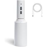 Bamworld Battery Powered Sprayer Rechargeable Electric Spray Bottle 750ml Continuous Mist Sprayer for Plants Cleaning Hairstyling Gardening USB Fast Charging Indoor Outdoor Use Hands-Free white