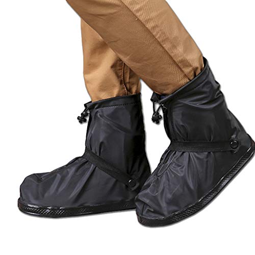 FixWout Waterproof Motorcycle Cycle Shoes Covers Reusable Anti-Slip Rain Snow Shoes Overshoes Gear Z FixWout Waterproof Motorcycle Cycle Shoes Covers Reusable Anti-Slip Rain Snow Shoes Overshoes Gear Z