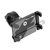VGEBY Bike Phone Mount, Aluminum Alloy Mountain Bicycle Handlebar Phone Holder GPS Clip Stand