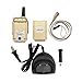 Walkie Talkie Mini Size LSENG T-M5 UHF400-480MHz Colorful Professional Analog Radio(Pair+Gold)