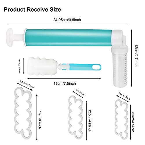 Manual Airbrush for Cakes spray gun kit, ULENDIS DIY Baking Airbrush
