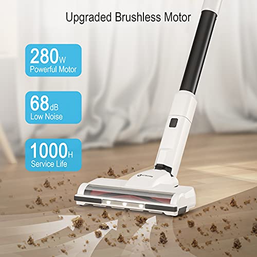 NEQUARE Cordless Vacuum Cleaner, 10 in 1 Vacuum Cleaner with 280W Powerful Suction, 40mins Self-Standing Stick Vacuum… - Image 2