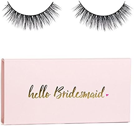 Icona Lashes Premium Quality False Eyelashes | Love Story | Natural Look &amp; Feel | Reusable | Handmade | Cruelty Free (Bridesmaid Packaging)