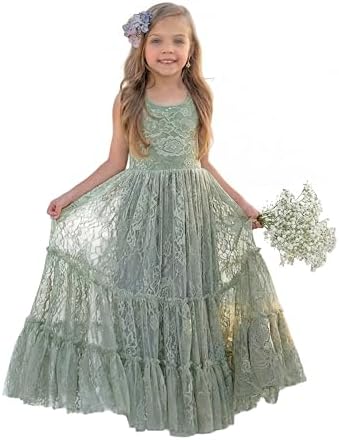 lalamira evening dresses LaLaMira Sleeveless Floor-length Chiffon Junior Bridesmaid Dress 228565 Ivory / J16