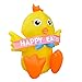 SEASONBLOW 5 FT Inflatable Easter Sloth with Egg Blow Up Decoration LED Lighted for Lawn Yard Indoor Outdoor Home Holiday Party Decor