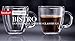 Bodum Bistro Double-Walled Transparent 15 Ounce Jumbo Coffee Mug, Set of 4
