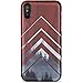 iPhone X Case,iPhone XS Case,ZADORN Protective Thin Cover for Girls Women Men Clear Bumper Soft Silicone TPU Slim Fit Cute Best Phone Case for iPhone X/XS Fashion Design Red Wood and Grey Forest