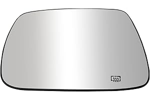 LOIYLLEN Driver Side Mirror Replacement for 2005 2006 2007 2008 2009 2010 Jeep Grand Cherokee Mirrors Glass - Convex Mirror Glass, Left Side Rear View Mirror with Heated (5142875AA)