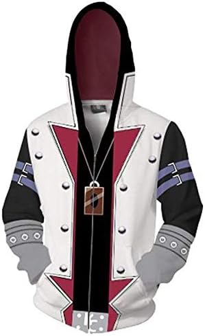 Yugi-OH 3D Printed Hoodie Unisex Zipper Sweatshirt Cosplay Costume Jacket Coat