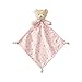 Beginnings by Enesco Plush Baby Bear Lovey Blanket, 16 inches, Pink
