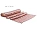 Disposable Plastic Tableware Set | Includes Plates, Cutlery, Table Runner, Napkins, Cups & Paper Straws for Dinner, Party, Bridal Shower, Birthday & Christmas | 251 Pieces Rose Gold Fancy Silverware