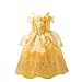 JiaDuo Baby Girls' Princess Costume Party Cosplay Dress Up 4 Yellow