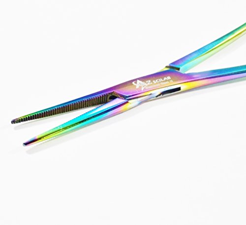 Multi color rainbow mosquito hemostat forceps 5.5"…