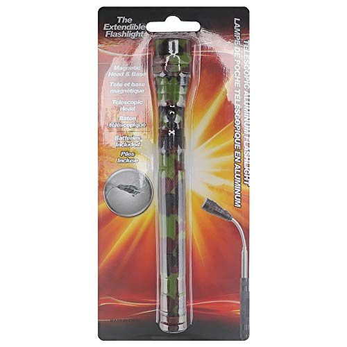 KIMILAR Telescoping Magnetic Pickup Tool, Telescoping Flexible Extensible 3 LED Flashlight, 5 Pound Magnet Telescopic Extending Torch Pick Up Tool (Max Length 22 Inch), 4 x LR44 Batteries Included