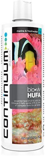 Continuum Aquatics Bio Viv HUFA - Essential Lipid Supplement with Omega-3 Fatty Acids EPA and DHA for All Fishes