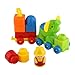 Blocks ShowTop 12 Pieces Building Blocks Children Builders with Storage Bag Elephant