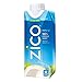 Zico Beverages 100 Coconut Water Drink No Sugar Added Gluten Free, Natural, 134.4 Fl Oz, (Pack of 12)