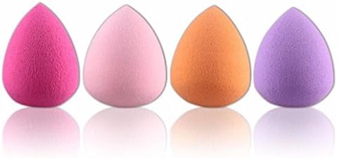 ☀ KESEE 4pcs Pro Beauty Flawless Makeup Blender Foundation Puff Multi Shape Sponges