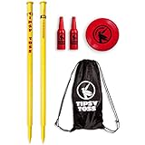 GoSports Tipsy Toss Game Set - Flying Disc Bottle Drop Yard Game