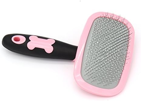 pink dog brush