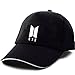 AhlsenL Bangtan Boys Baseball Cap Adjustable Casual Sports Sun Hat Snapback Hip Hop Flat Hat for Boys & Girls (-1, Black)