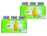 Ball 64 ounce Jar, Wide Mouth, Set of 12