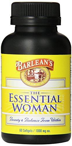 Barlean s Organic Oils Essential Woman 1000 mg Softgels, 60-Count Bottle