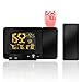 Protmex Projection Alarm Clock, PT3531B WWVB Digital Radio Controlled Projection Clock with Weather Station, Dual Alarms, Indoor Thermometer, USB Phone Charging, Colorful Backlight Function