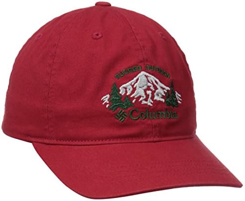 Columbia Men's Roc Graphic Ballcap, Rocket/Pinewood Embed, One Size