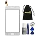 Mencia Touch Digitizer Glass Lens Screen Replacement For Samsung Galaxy Grand Prime G530 G530F G5308 With Openning Tools(White)