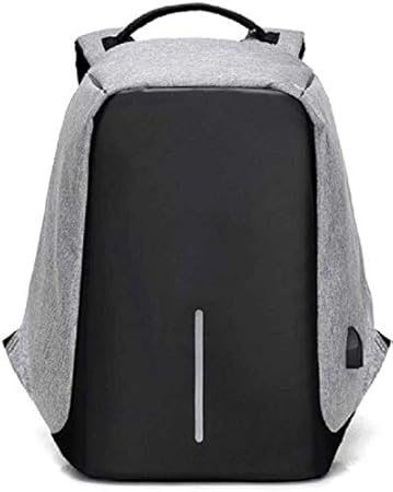 Buddymate ANT5 Fabric Anti-Theft Water Resistant Computer USB Charging Port Lightweight Laptop Backpack Bag Fitting 15.6-inch (Random Colour)