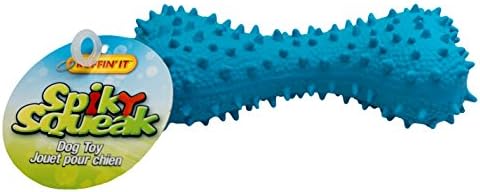 Ruffin It Spiky Dog Squeakers Toy