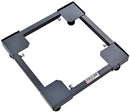Impulse International GI Metal Universal Adjustable Fridge/Front Load and Great Finish Washing Machine Stand
