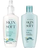 Avon Skin So Soft Original Oil 5oz with Pump + REFIL Bottle 5 oz