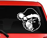 Grinch head Christmas Dr Suess nice silhouette car