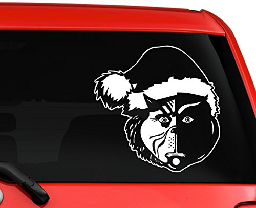 Grinch head Christmas Dr Suess nice silhouette car