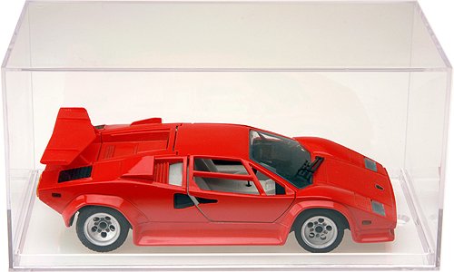Clear Acrylic Display Case (With No Beveled Edge) For 1:32 Scale Cars - 7.1875" x 3.8125" x 3.875"
