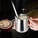 Milk Frothing Pitcher - Stainless Steel Frothing Pitcher 20 OZ Frothing Cup with Measurements on Both Sides for Espresso Cappuccino Coffee Latte Art Pitchers Milk Frothers