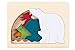Hape Polar George Luck Wooden Layers Puzzle