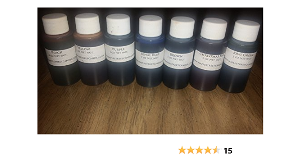 Amazon Com Set Of 20 1 Ounce Liquid Candle Dyes