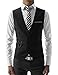 SVE TheLees Mens slim fit chain point 3 button vest