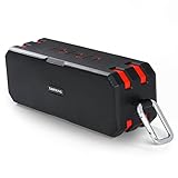 Bluetooth 4.0 Portable Wireless Speaker, 12W Output Power with Enhanced Bass, Built-in Microphone for Handfree Phone Call, TF Card Support , 3.5mm Audio Jack