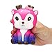 Lavany Squishies Jumbo Deer Rice Cup Toys,Cute Animals Squishy Slow Rising Jumbo Squishies Toy Scented Squeeze Toy for Adult Party (Galaxy Deer)