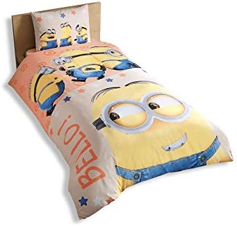 Tac Lisansli Nevresim Takimi Minions Bello Tek Kisilik Amazon Com Tr