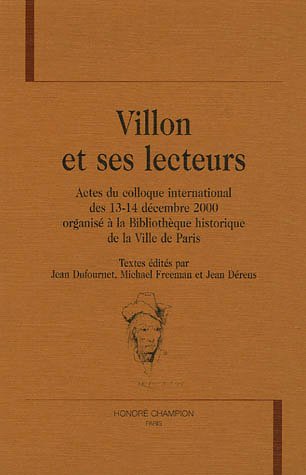 Villon et ses lecteurs