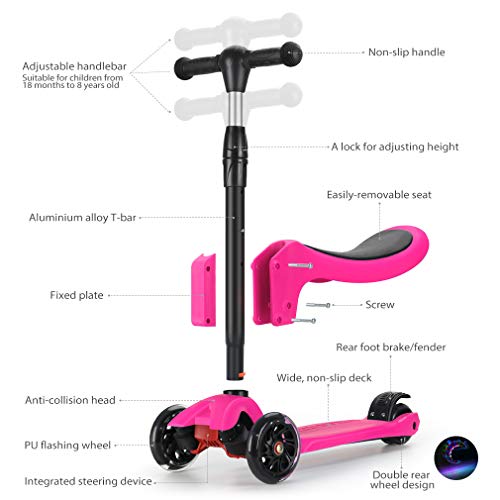 fascol patinete 3 ruedas
