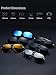 LUOMON LM007 Gold Frame/Grey Lens Mens Polarized aviator Sunglasses for men Pilot Glasses for men