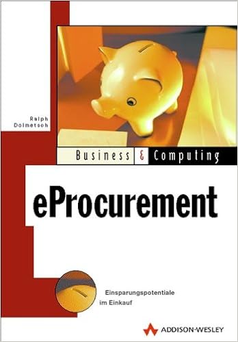 Eprocurement Einsparungspotenziale Im Einkauf Drralph Dolmetsch 9783827315908 Amazon Com Books