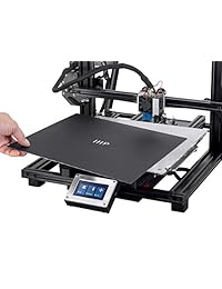 Monoprice MP10 3D Printer   Negro con 11.811 x 11.811 in extraíble calentado flexible placa de construcción, nivelación asistida y todos los accesorios de metal extrusor
